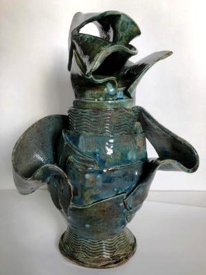 baroque vessel with lid